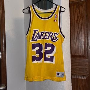 Vintage magic Johnson champion Jersey